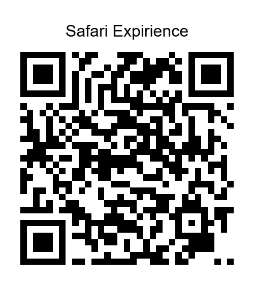 PayPal QR code for Safari Experience